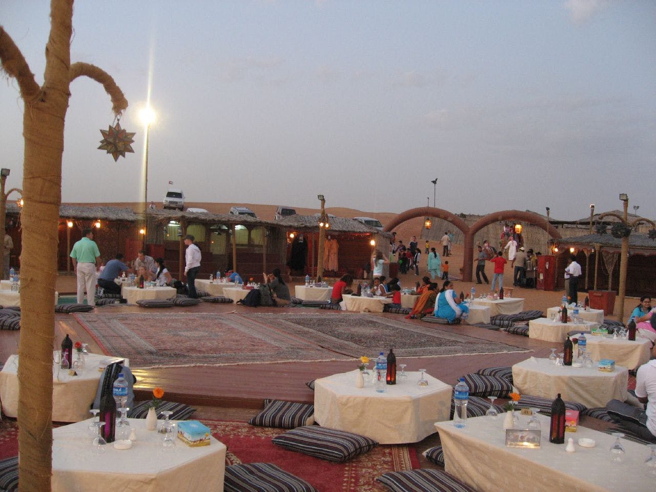 Dine at a Luxury Desert Camp